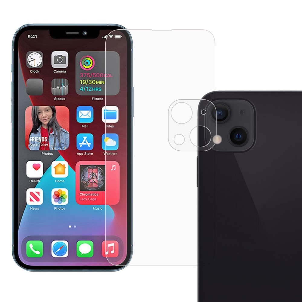 iPhone 13 Panzerglas und Kameraschutz (2-in-1)