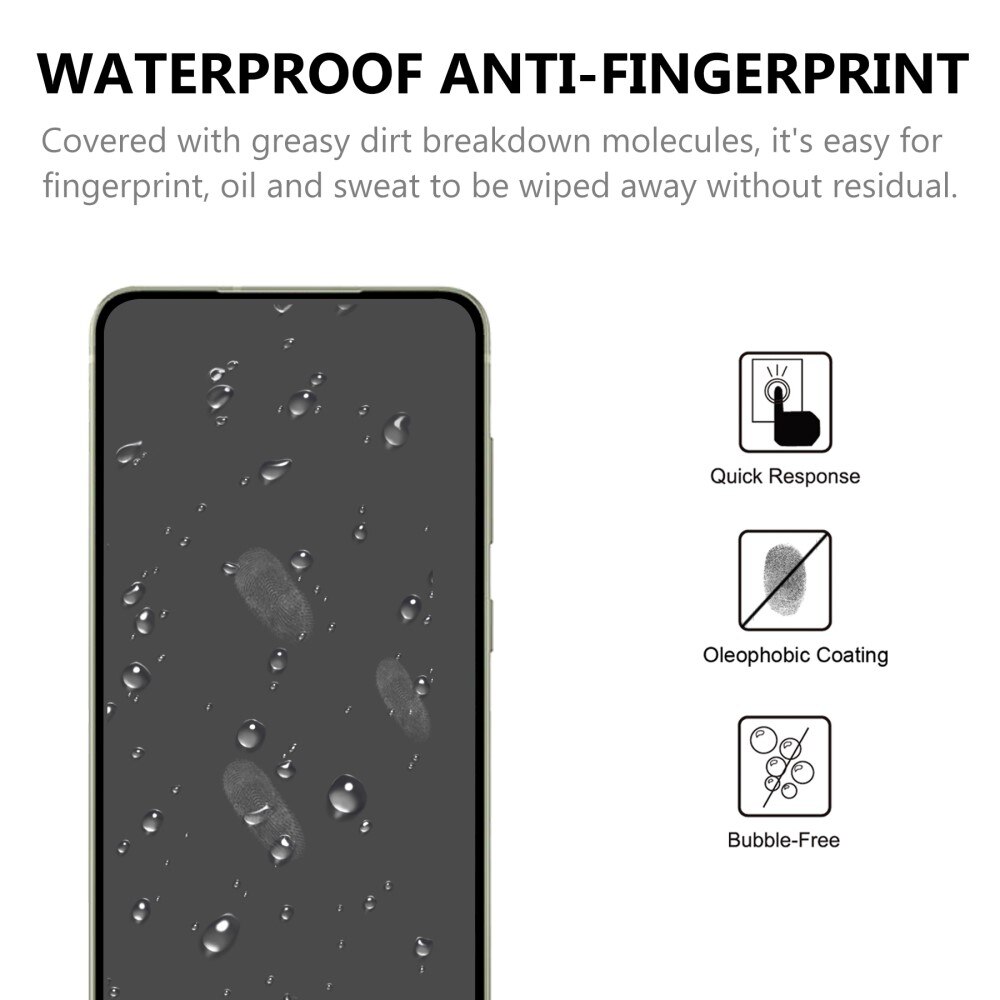 Samsung Galaxy S22 Vollabdeckendes Panzerglas Schwarz