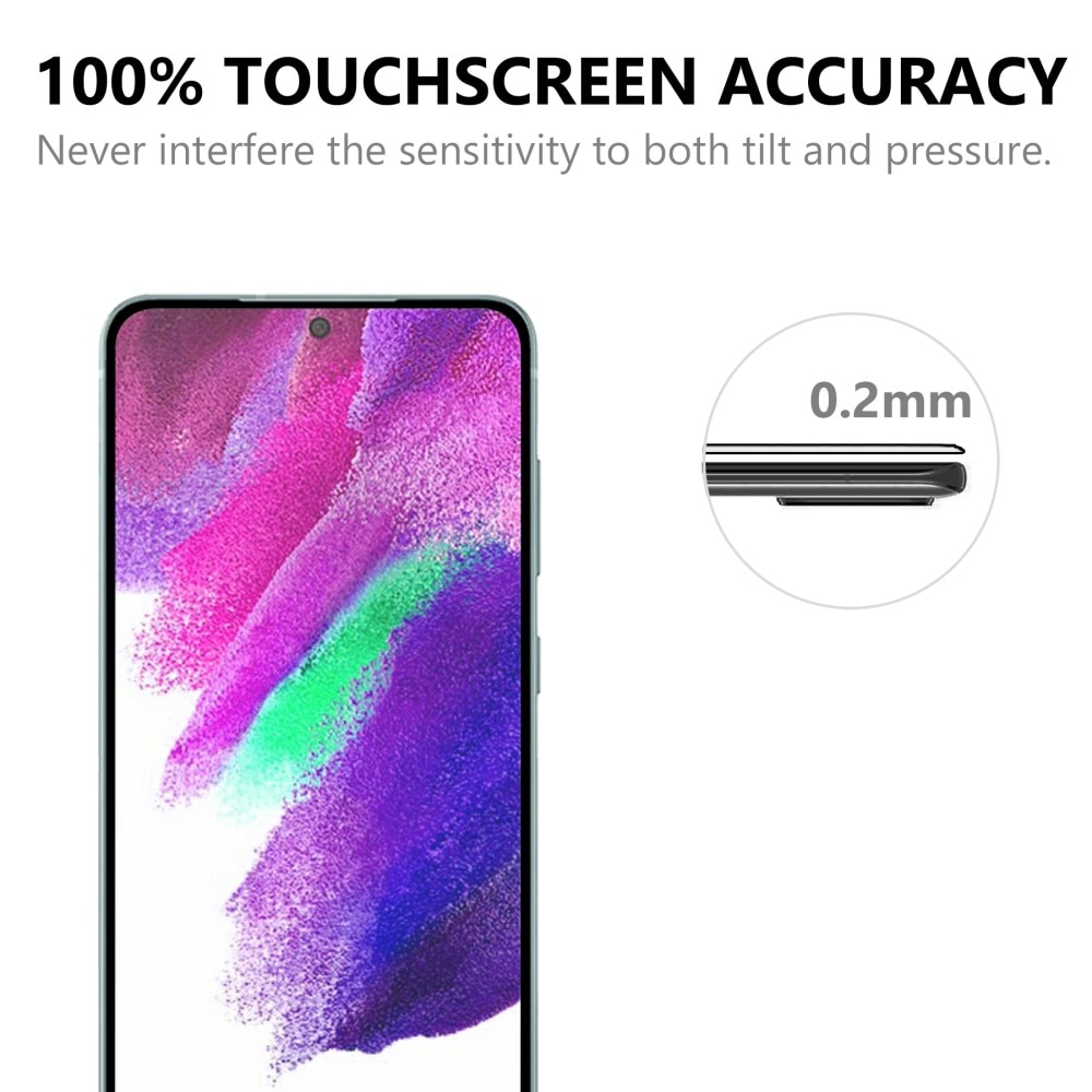Samsung Galaxy S22 Vollabdeckendes Panzerglas Schwarz