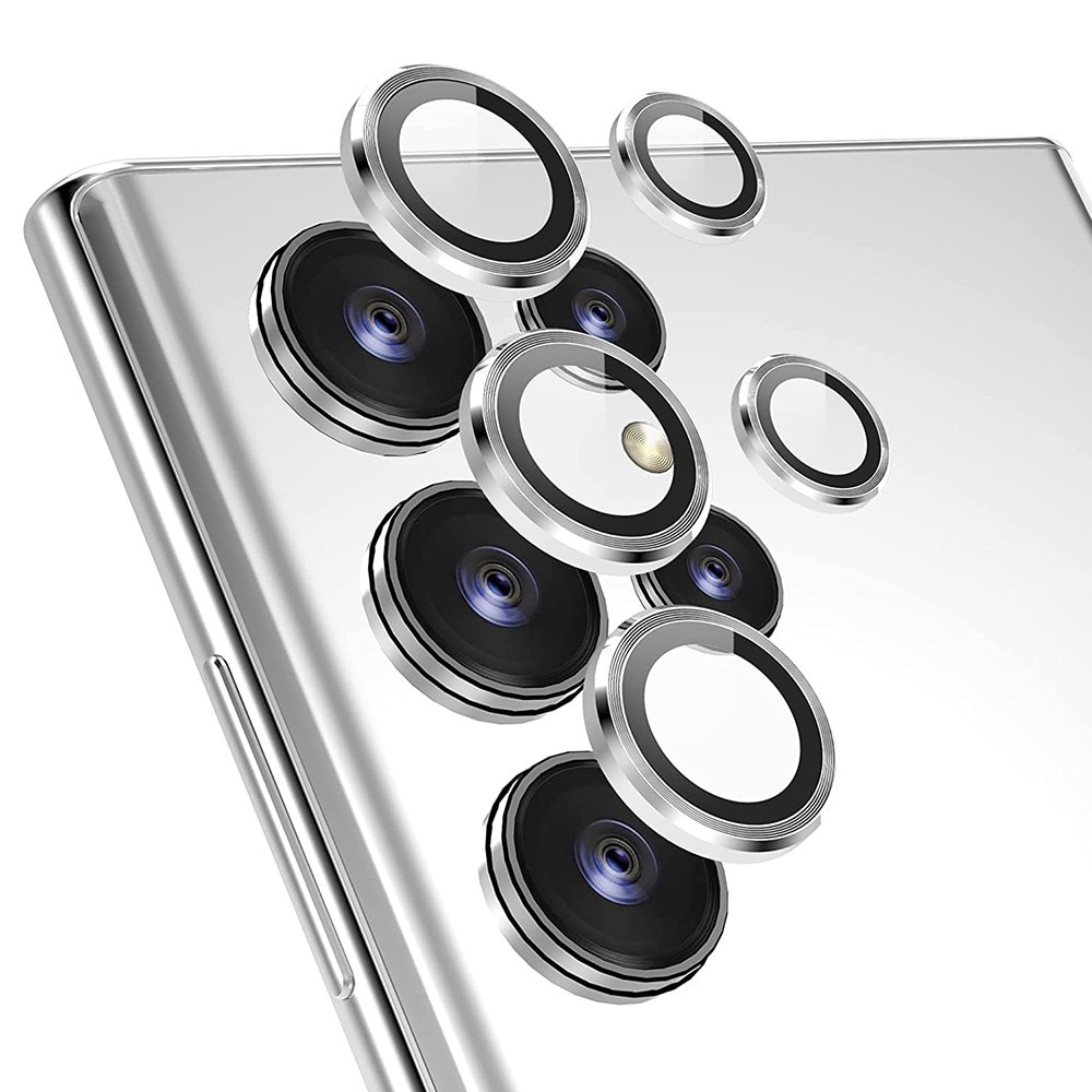 Panzerglas für Kamera Aluminium Samsung Galaxy S22 Ultra silber