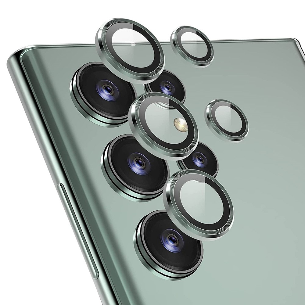 Panzerglas für Kamera Aluminium Samsung Galaxy S22 Ultra grün