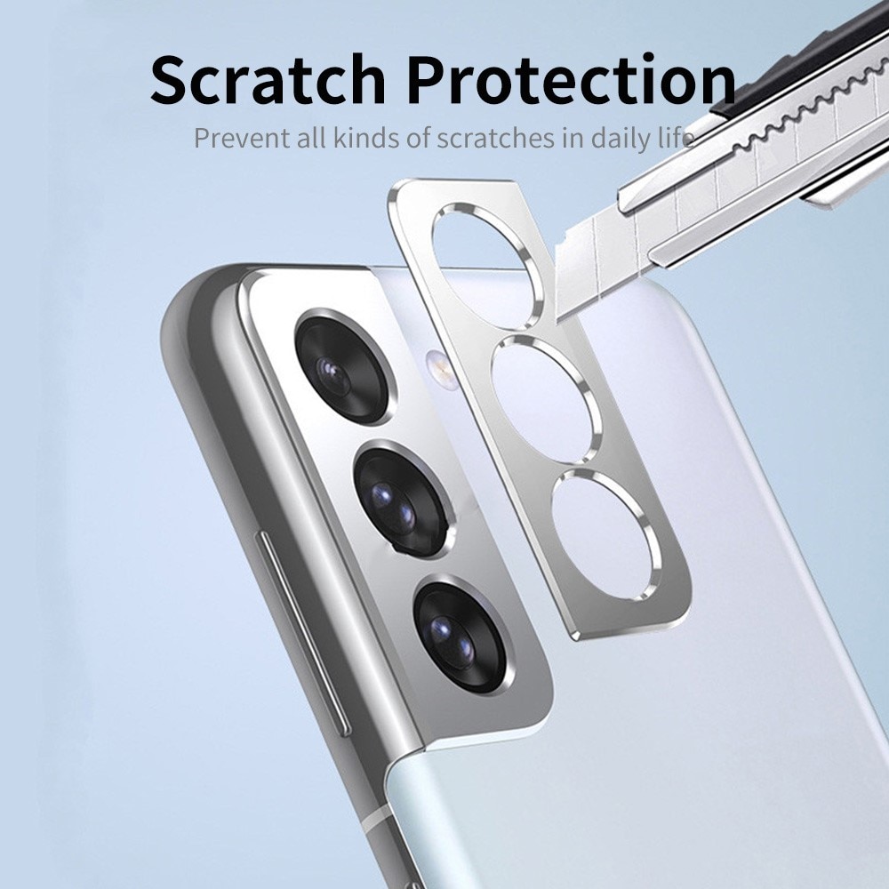 Kameraschutz aus Aluminium Samsung Galaxy S22/S22 Plus Silber