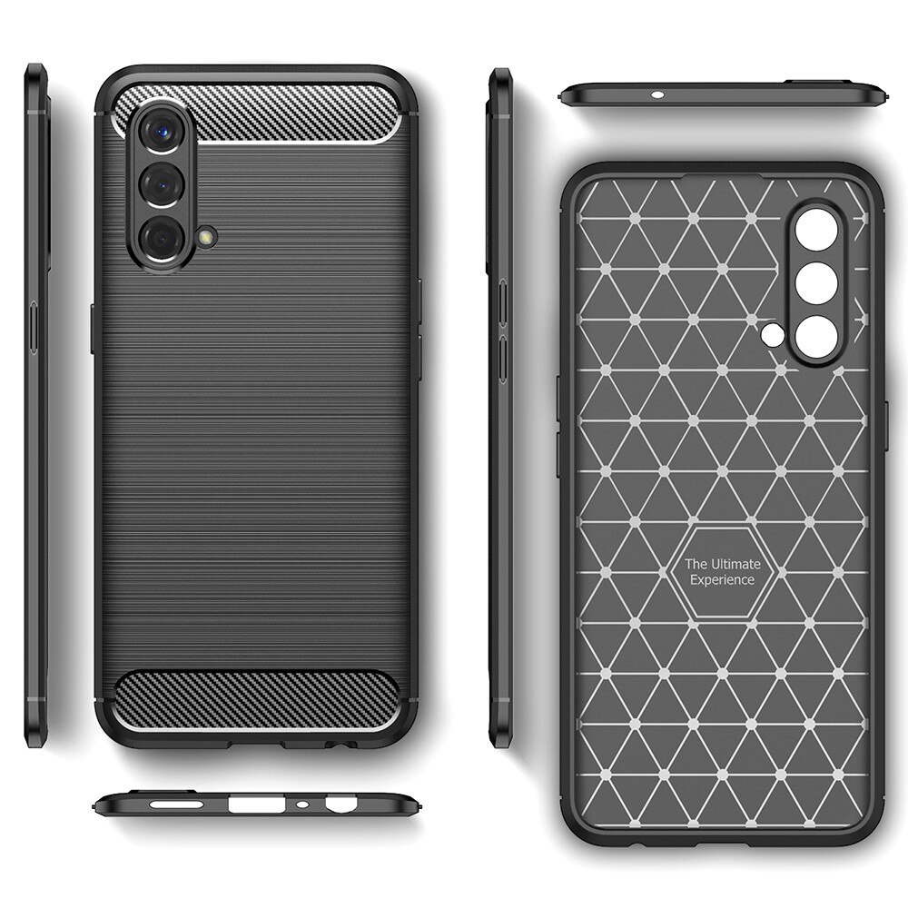  OnePlus Nord CE 5G Hülle TPU Brushed Schwarz