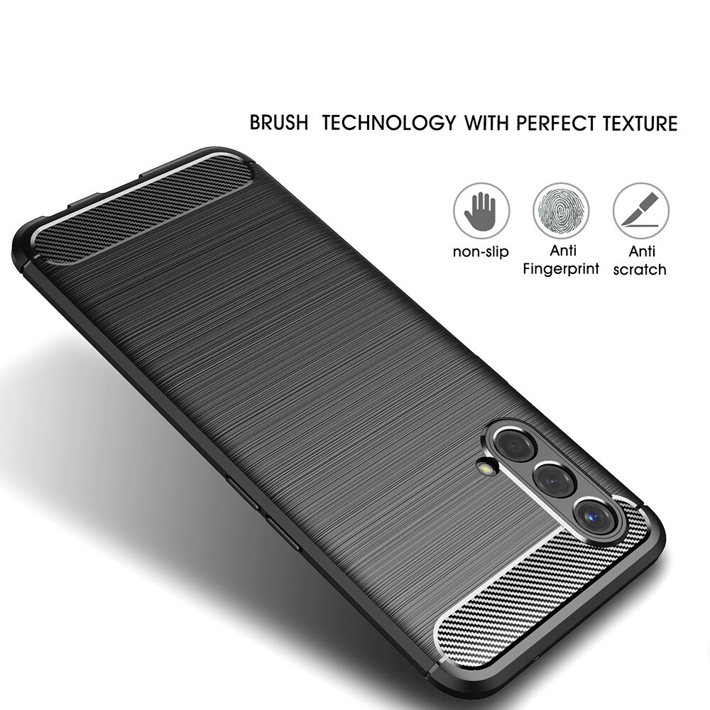  OnePlus Nord CE 5G Hülle TPU Brushed Schwarz