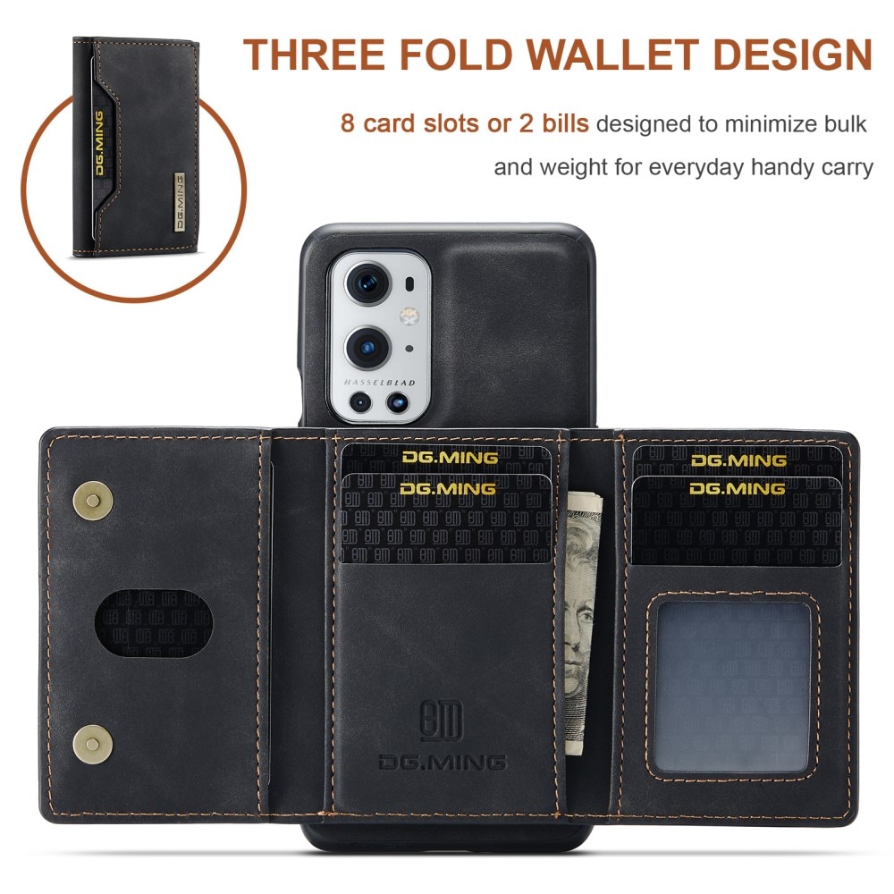 Magnetic Card Slot Case OnePlus 9 Pro Black