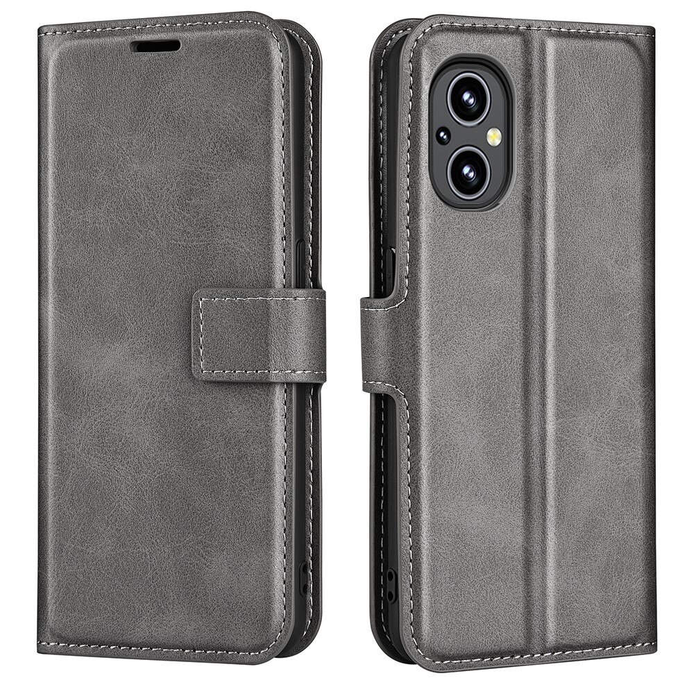 OnePlus Nord N20 Leather Wallet Grau