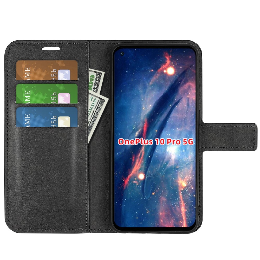 OnePlus 10 Pro Leather Wallet Black