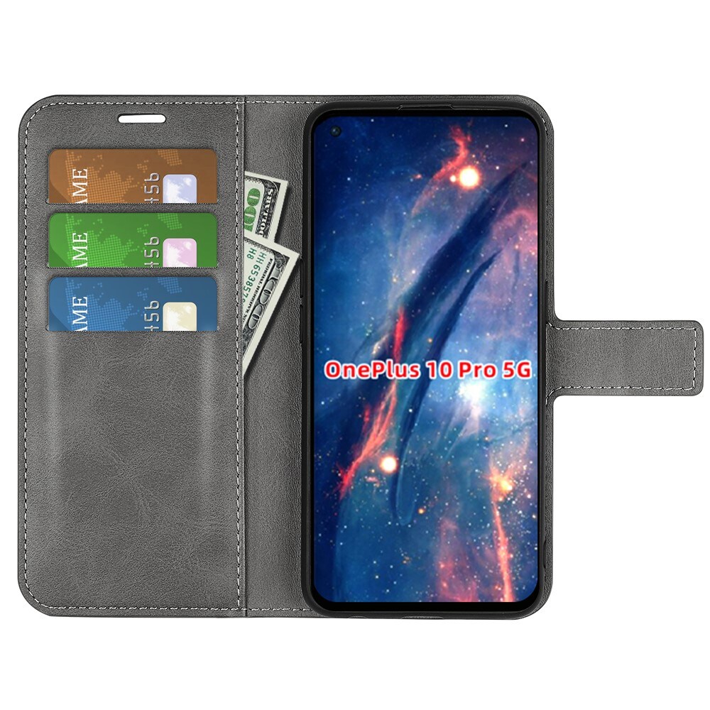 OnePlus 10 Pro Leather Wallet Grau