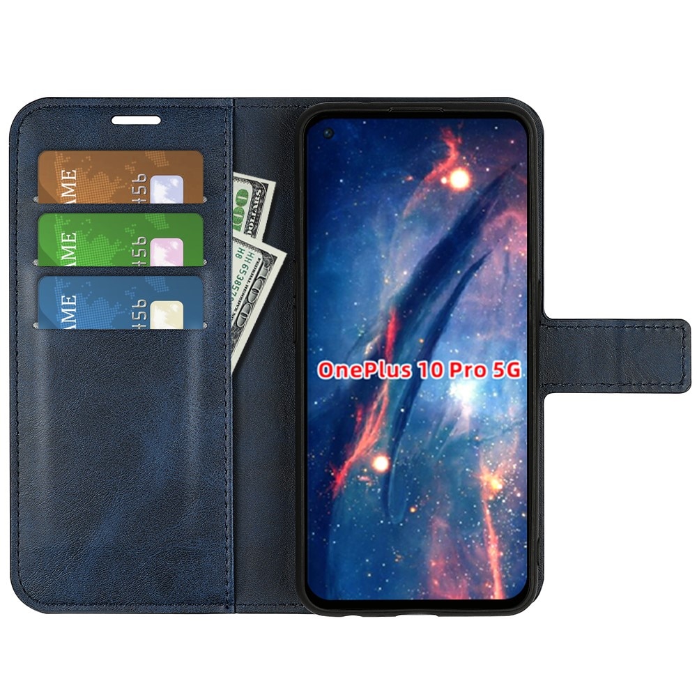 OnePlus 10 Pro Leather Wallet Blue