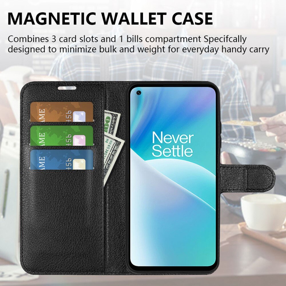 Oneplus Nord 2T 5G Handytasche Schwarz