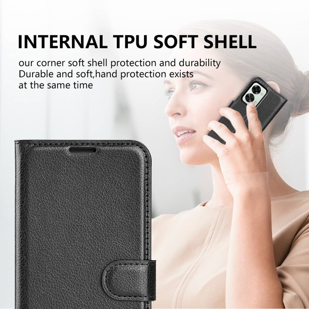  Oneplus Nord 2T 5G Handytasche Schwarz