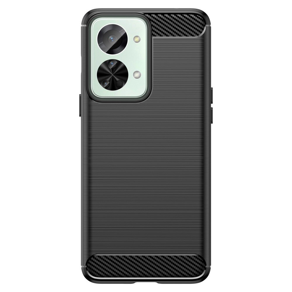  Oneplus Nord 2T 5G Hülle TPU Brushed Schwarz