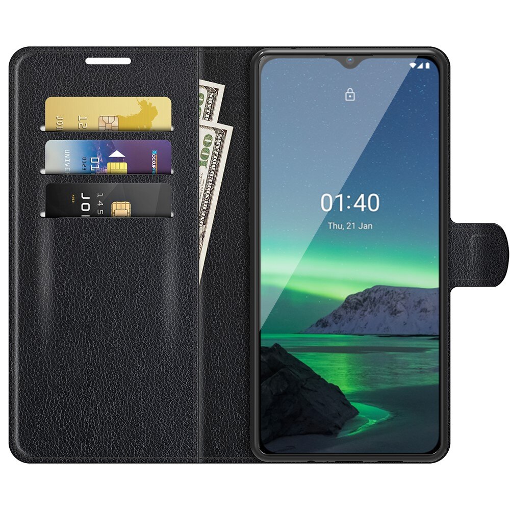 Nokia 1.4 Handytasche Schwarz