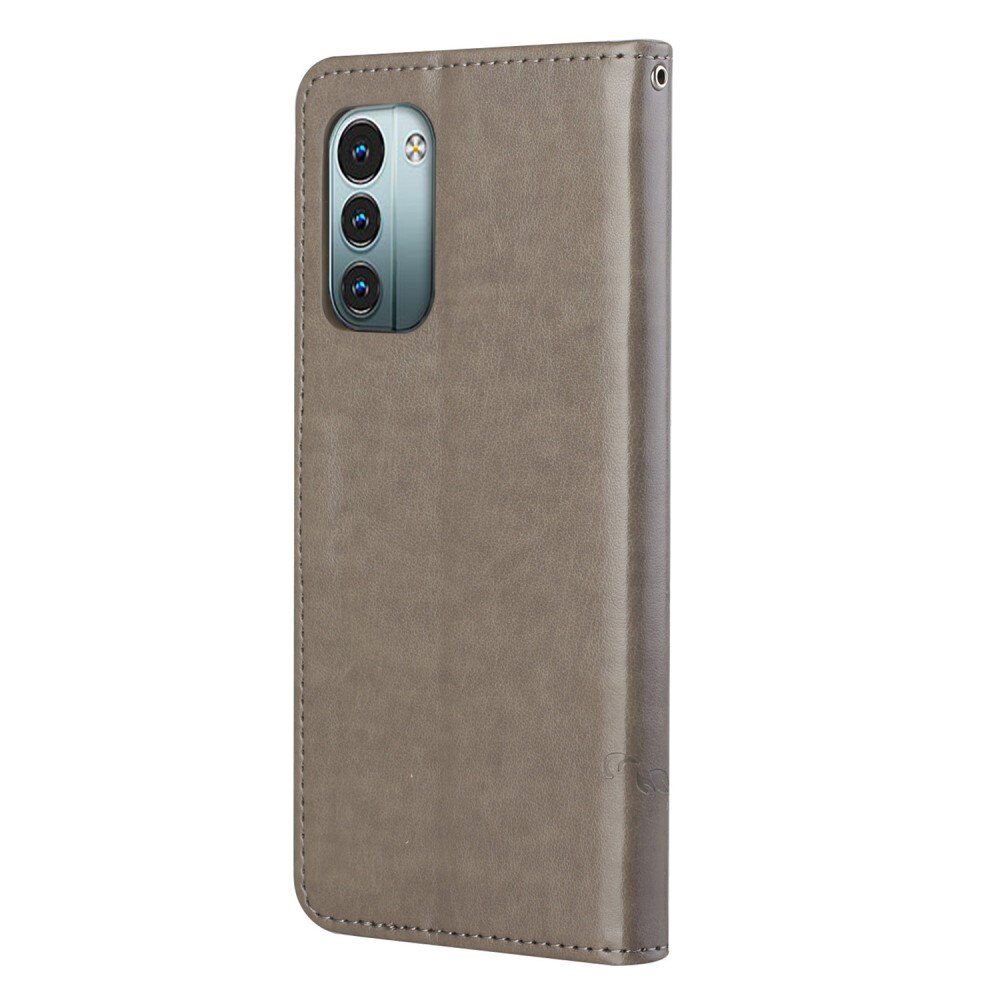  Nokia G11/Nokia G21 Handyhülle mit Schmetterlingsmuster, Grau