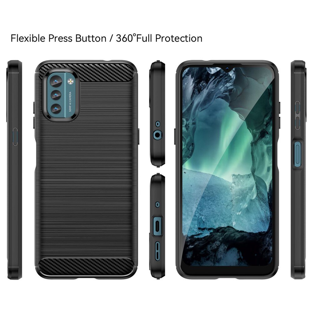  Nokia G11/Nokia G21 Hülle TPU Brushed Schwarz