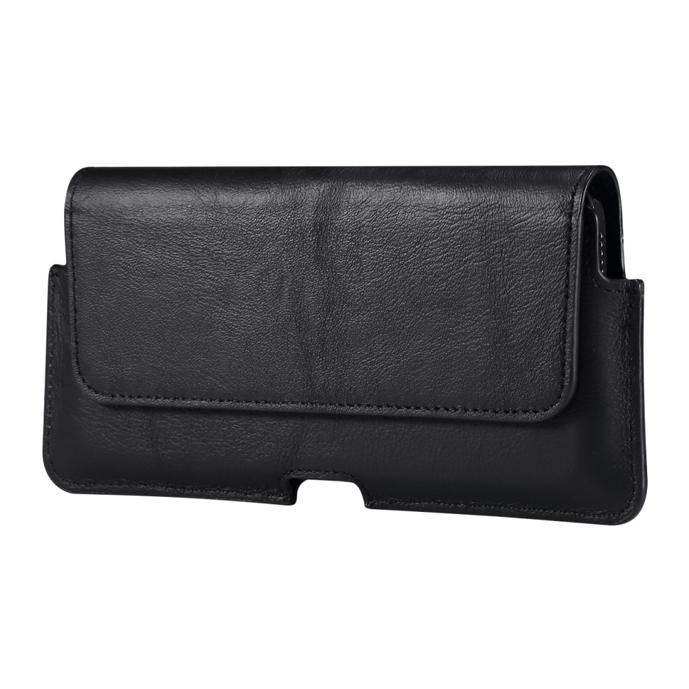 Gürteltasche aus Leder iPhone 7 schwarz