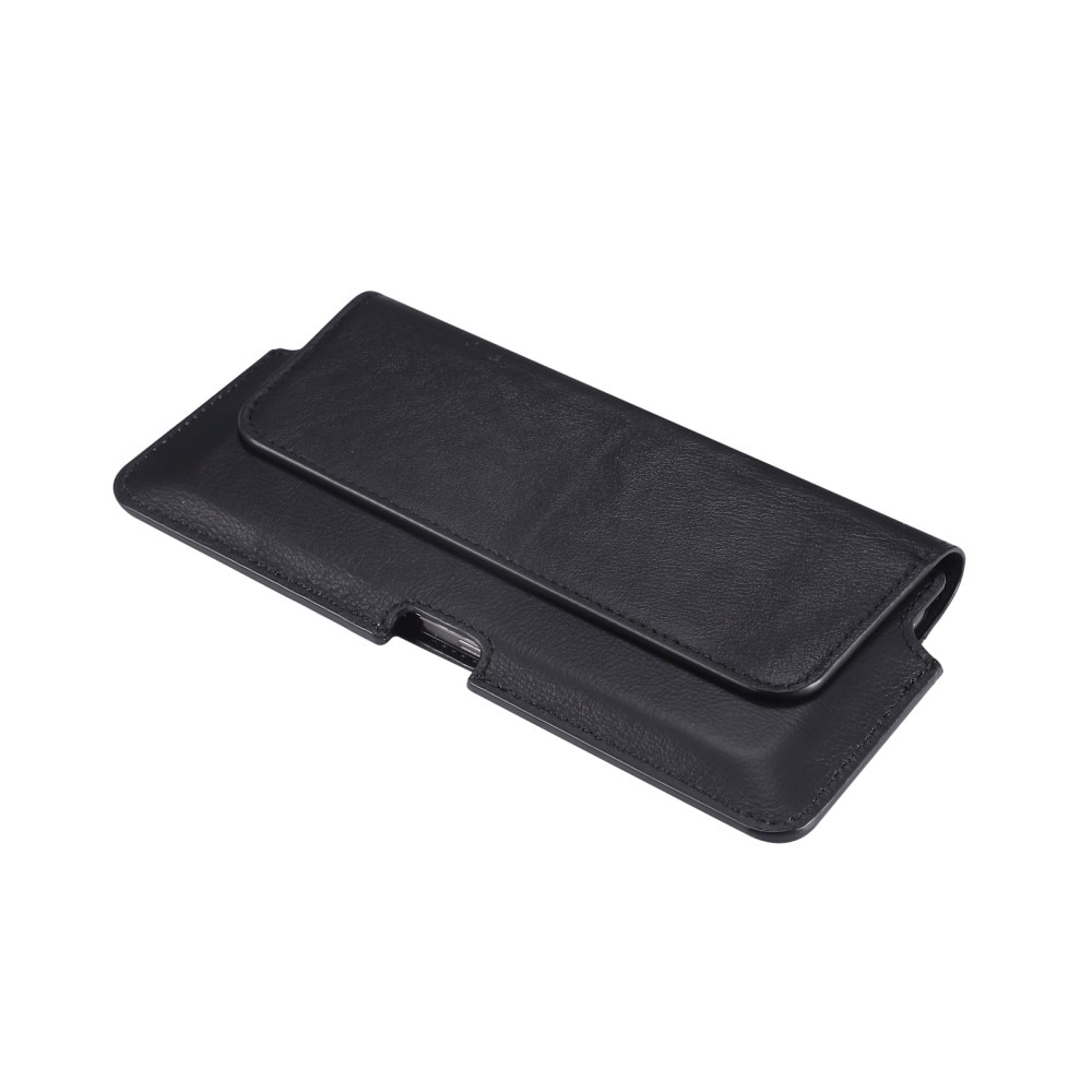 Gürteltasche aus Leder iPhone SE (2022) schwarz