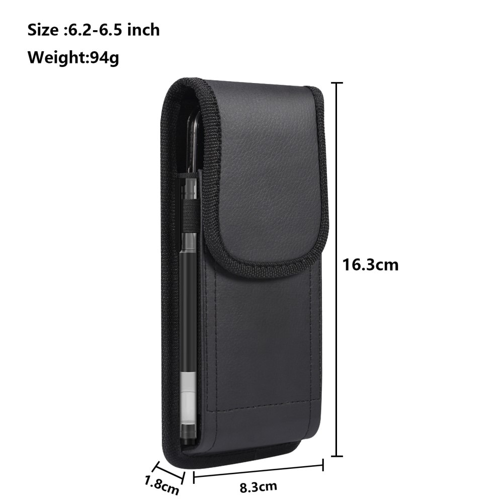 Slim Gürteltasche für Handy L, schwarz