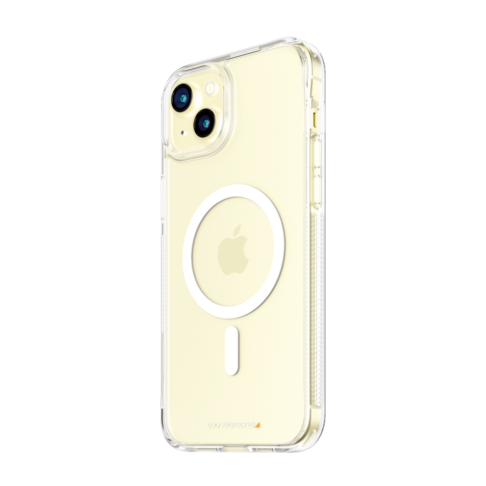 iPhone 15 Plus Hardcase D3O MagSafe, transparent