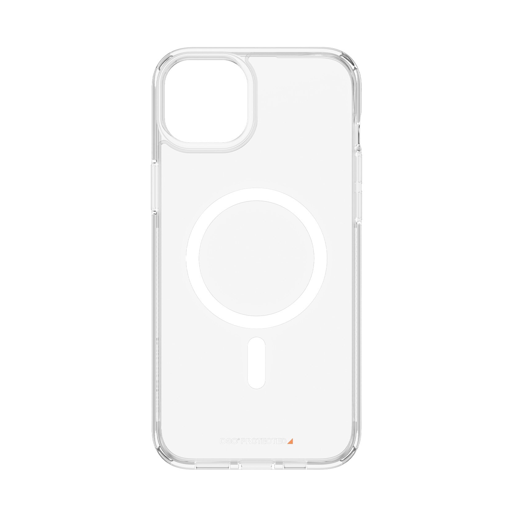 iPhone 15 Plus Hardcase D3O MagSafe, transparent