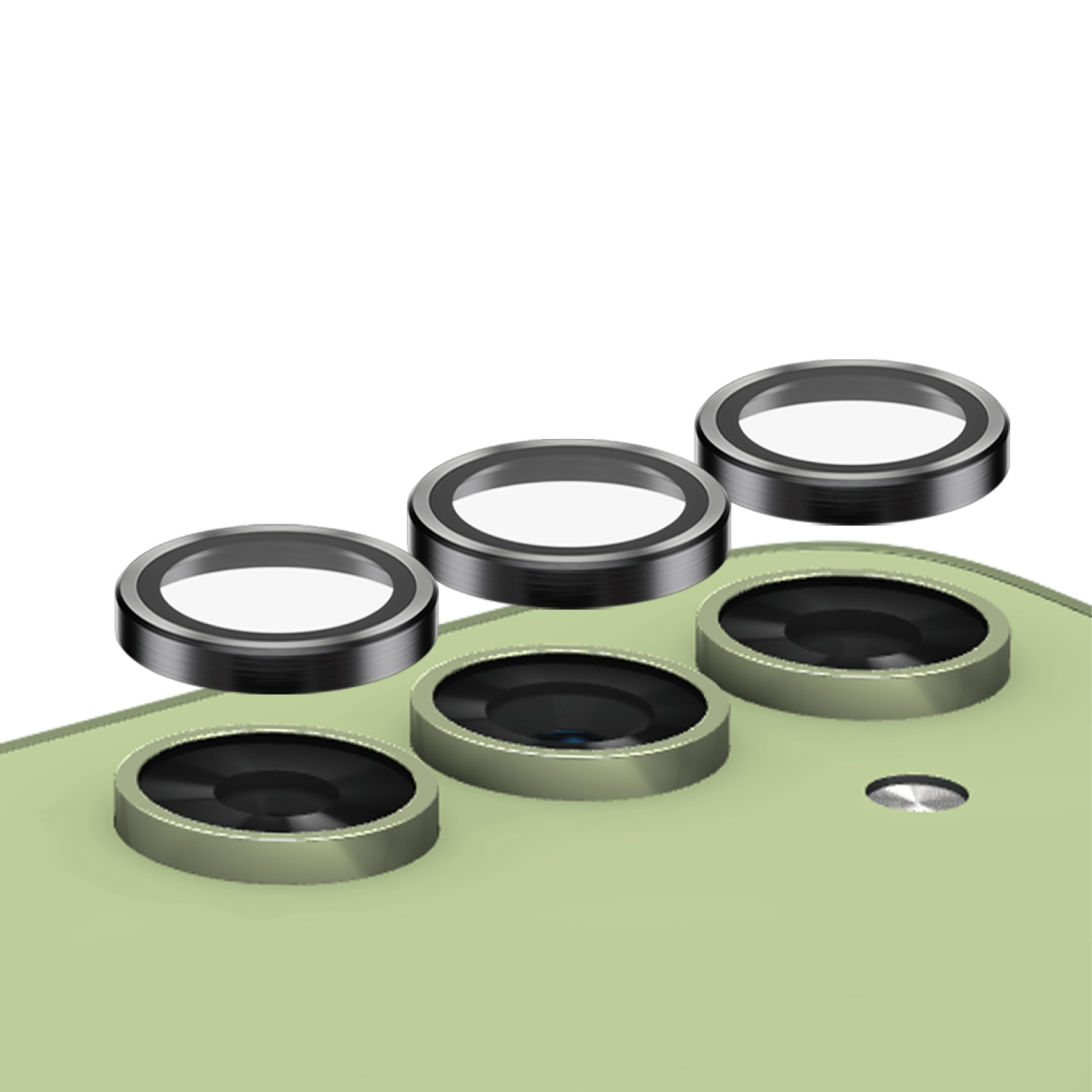 Samsung Galaxy A55 Hoops Camera Lens Protector Black