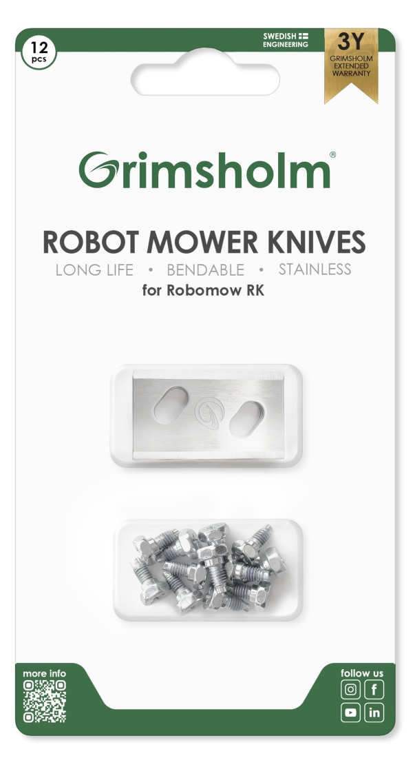 Klingen für Mähroboter Robomow RK2000 Pro, 12 Stück