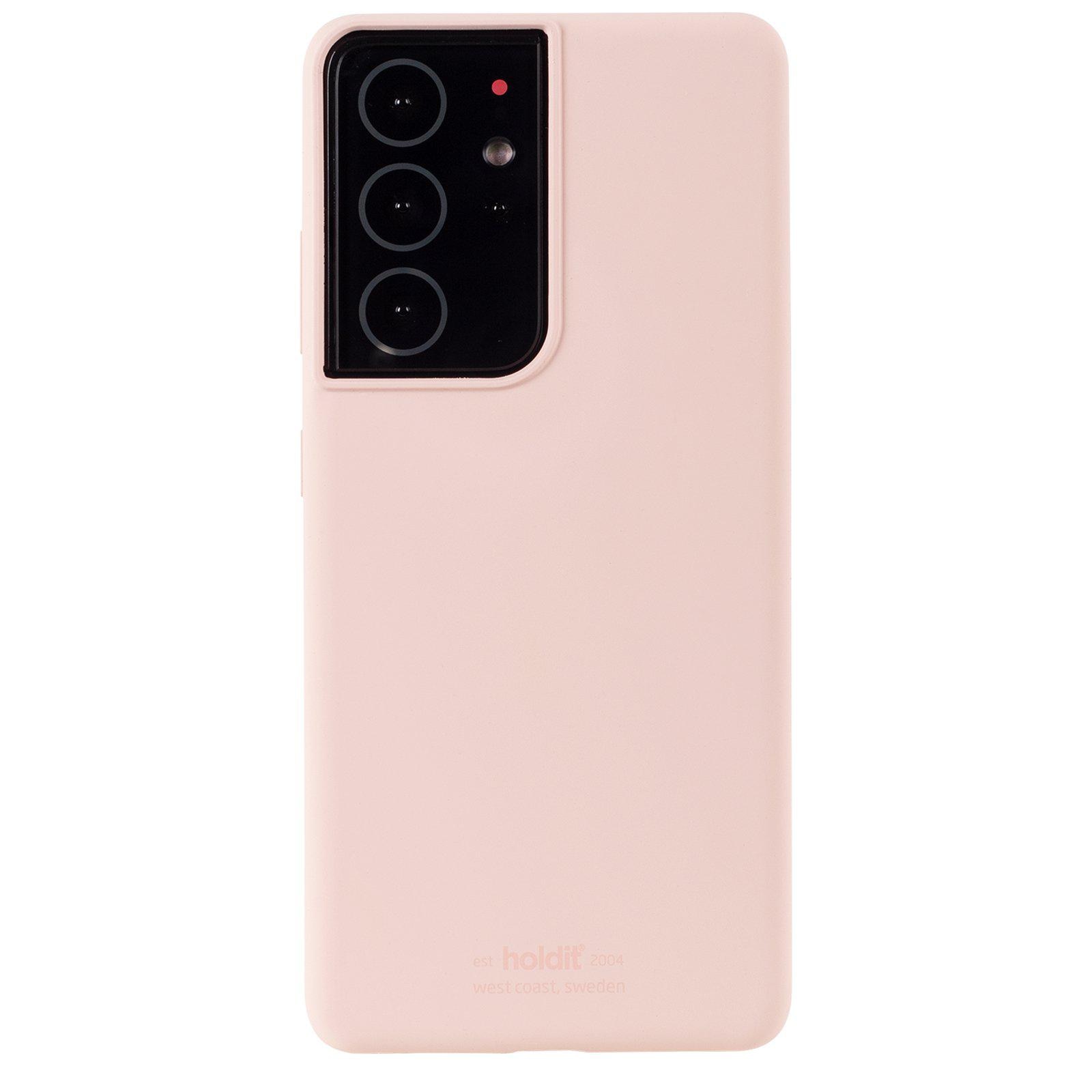 Silikonhülle Samsung Galaxy S21 Ultra Blush Pink