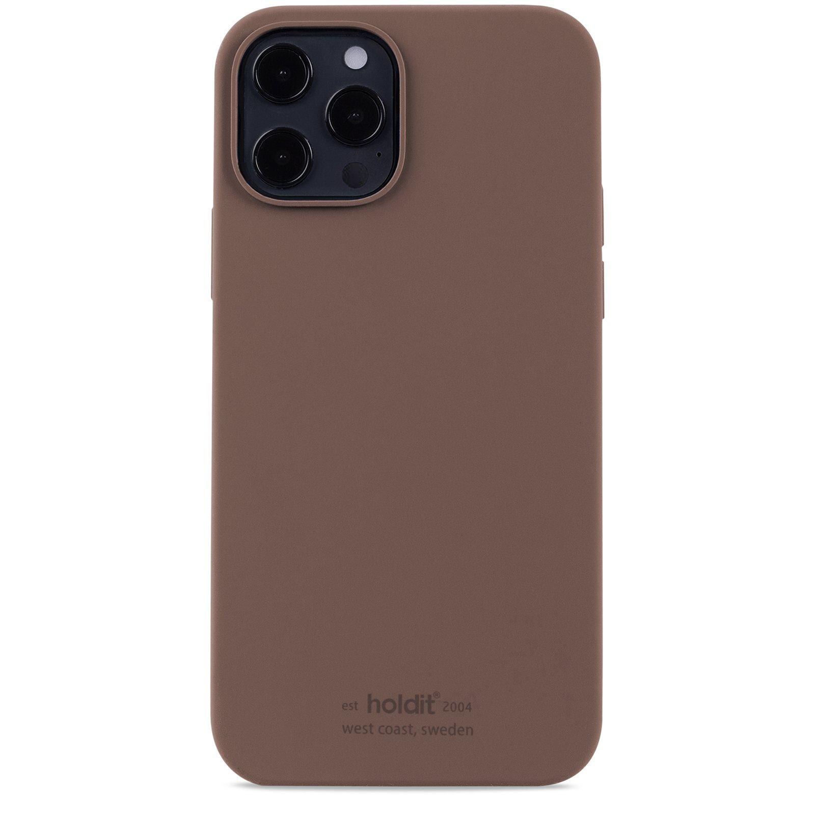 Silikonhülle Apple iPhone 12/iPhone 12 Pro Braun