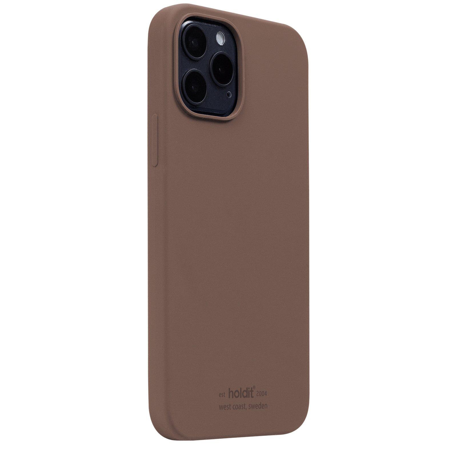 Silikonhülle Apple iPhone 12/iPhone 12 Pro Braun