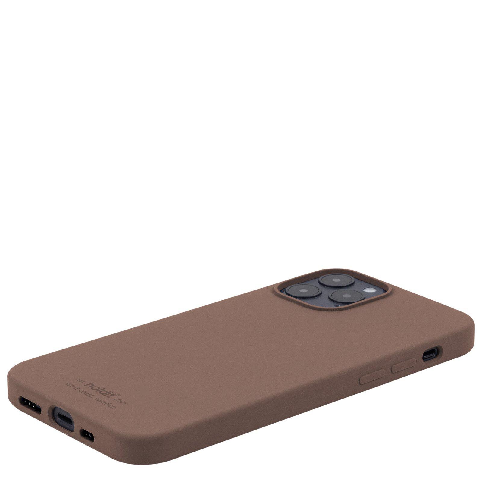 Silikonhülle Apple iPhone 12/iPhone 12 Pro Braun