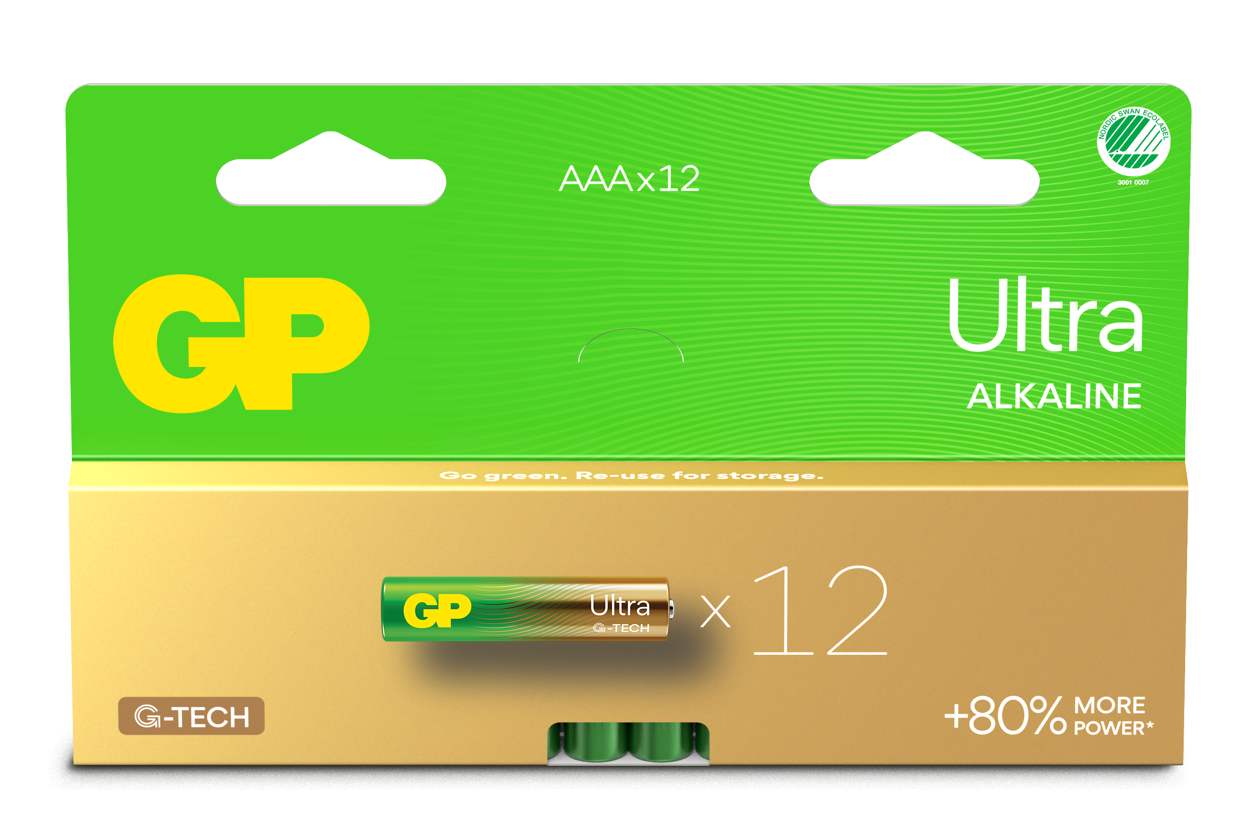 Ultra Alkaline AAA-Batterie 24AU/LR03 (12 Stück)