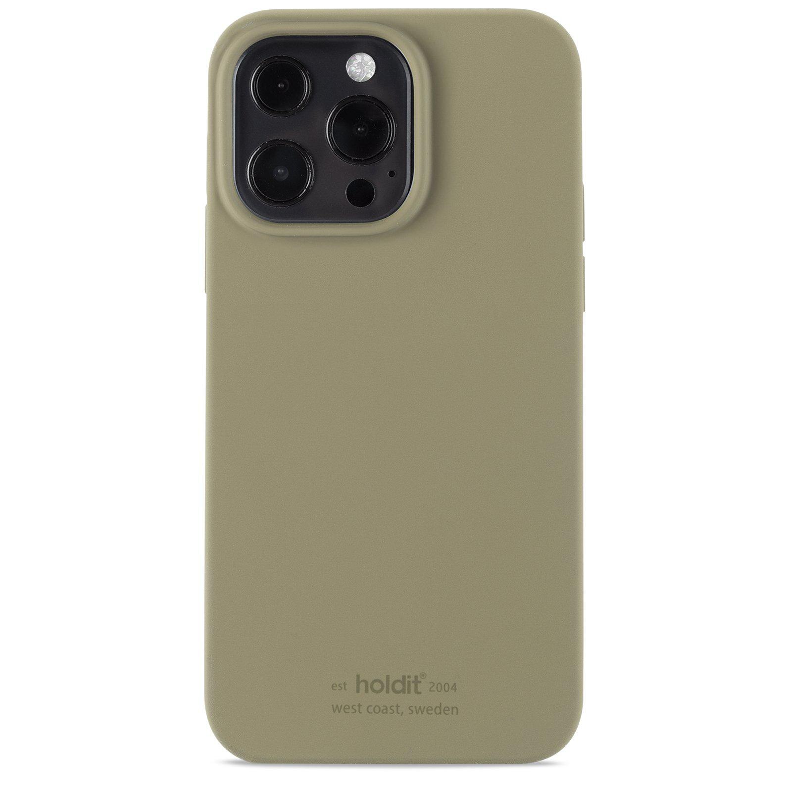 Silikonhülle iPhone 13 Pro Khaki Green