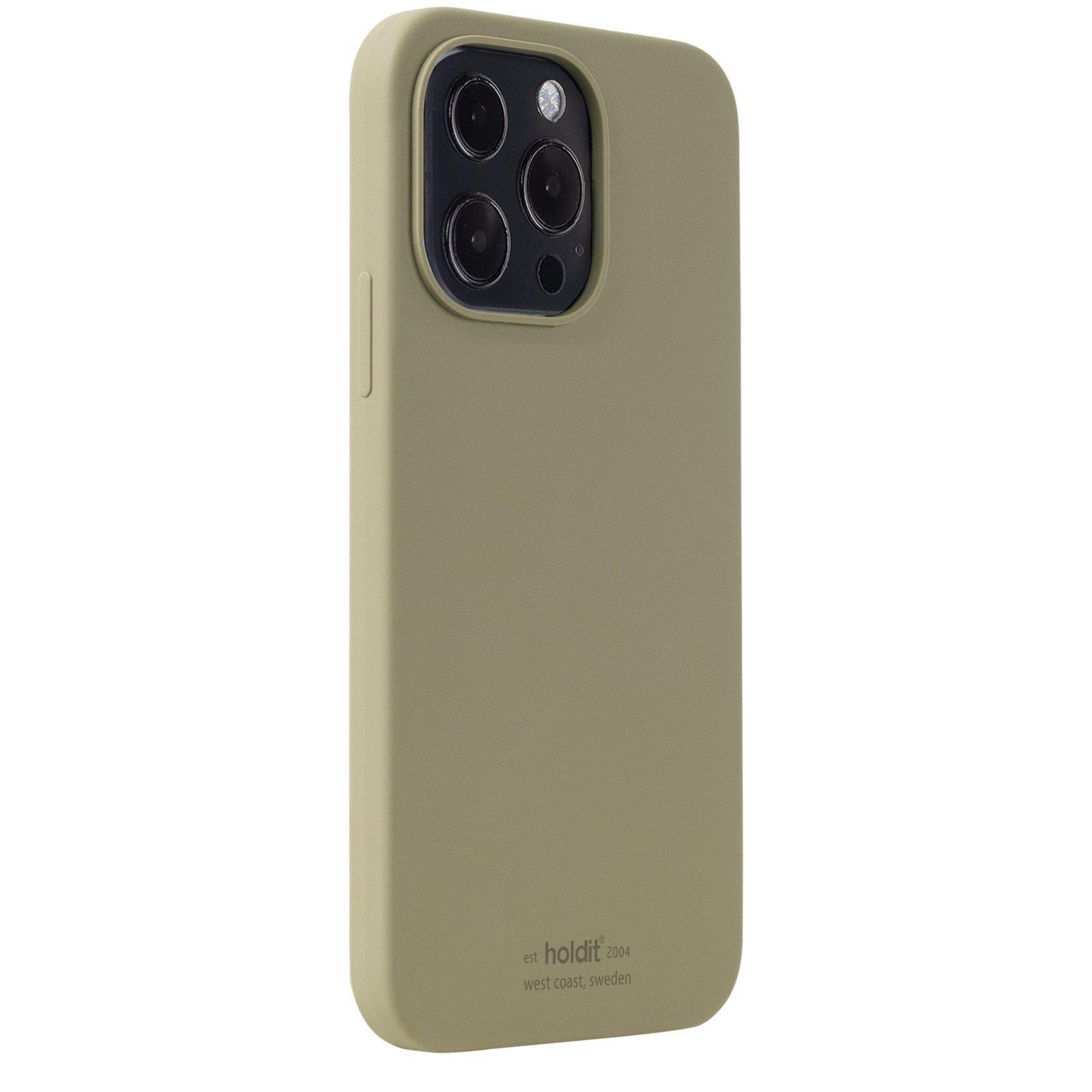 Silikonhülle iPhone 13 Pro Khaki Green