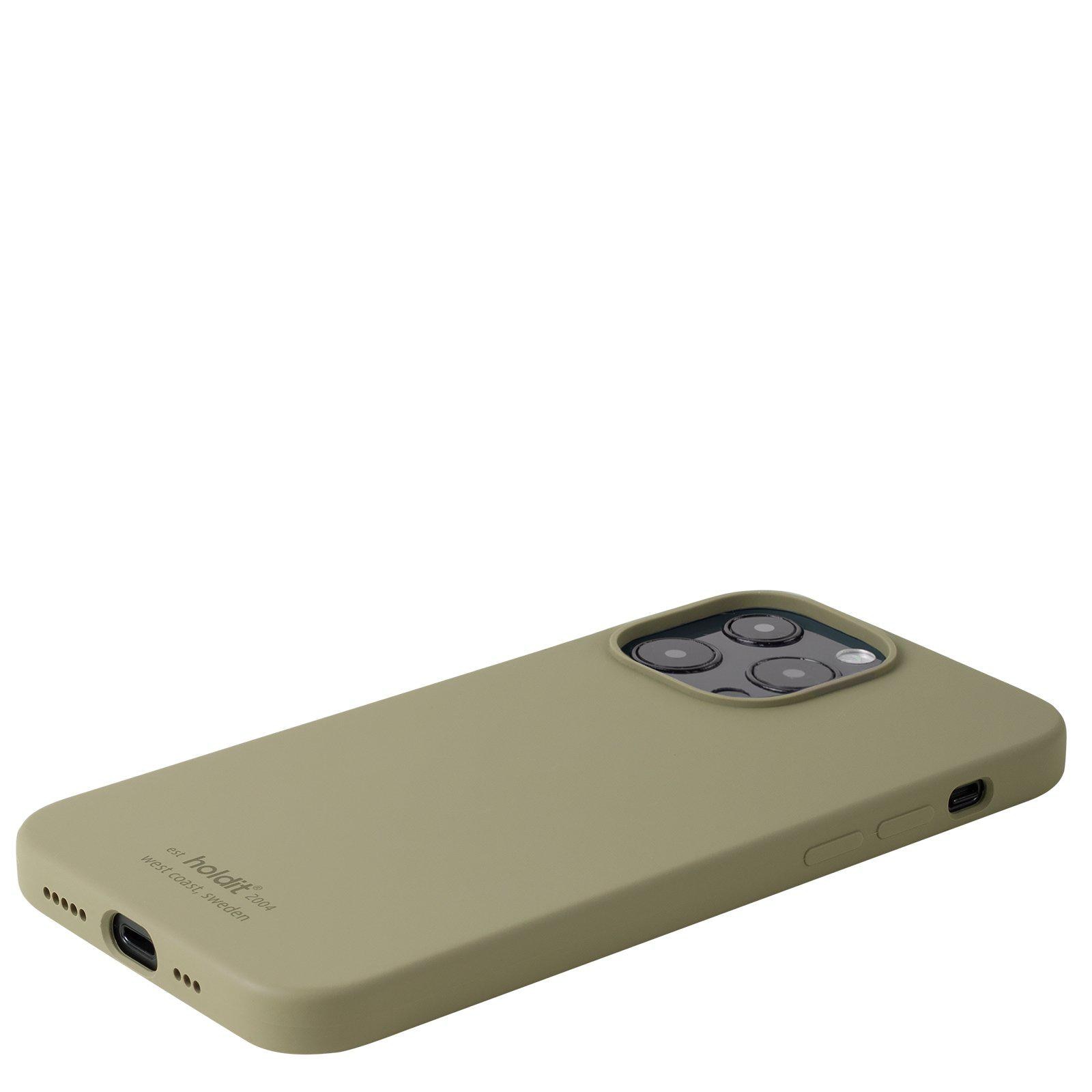 Silikonhülle iPhone 13 Pro Khaki Green
