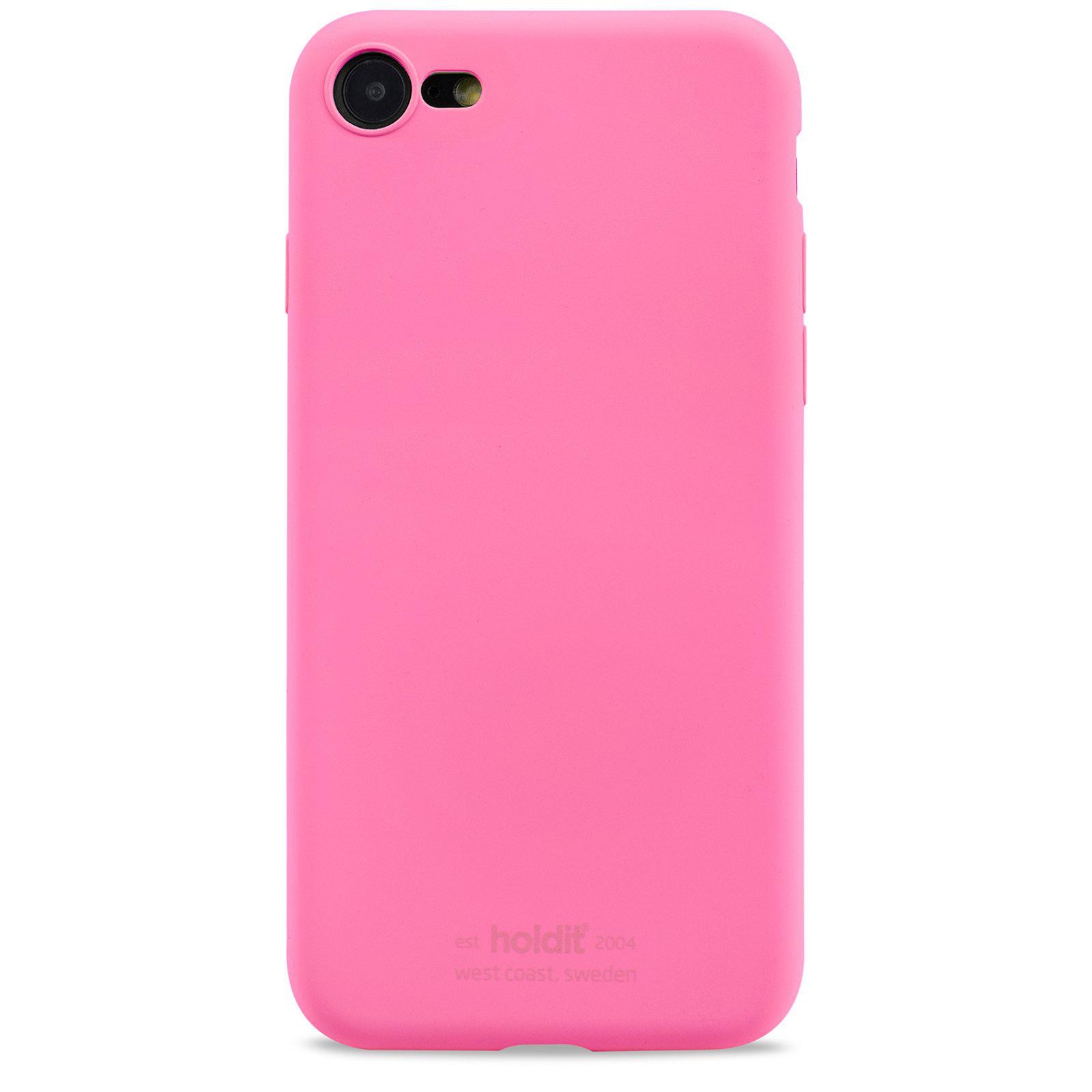Silikonhülle iPhone SE (2020) Bright Pink
