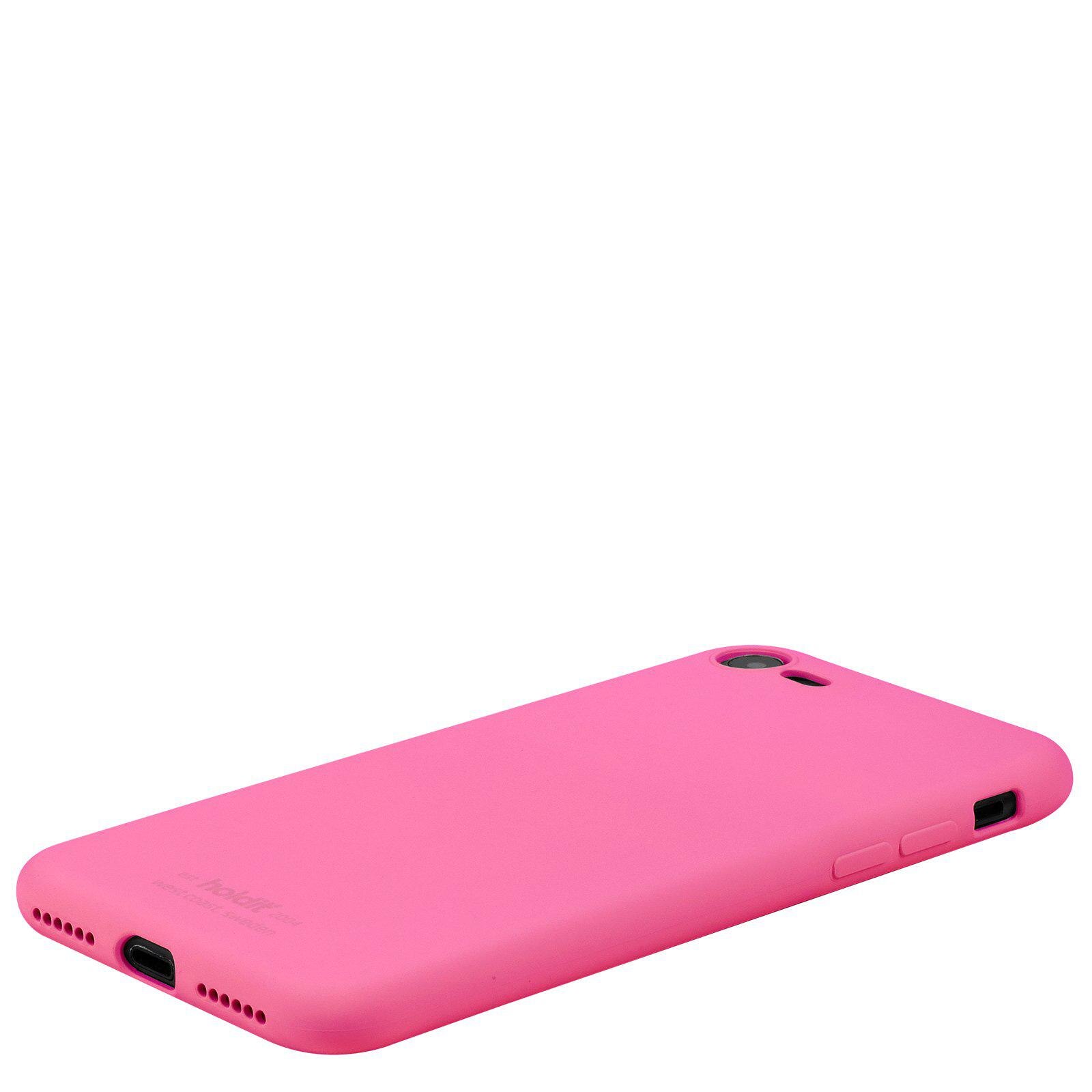 Silikonhülle iPhone SE (2020) Bright Pink