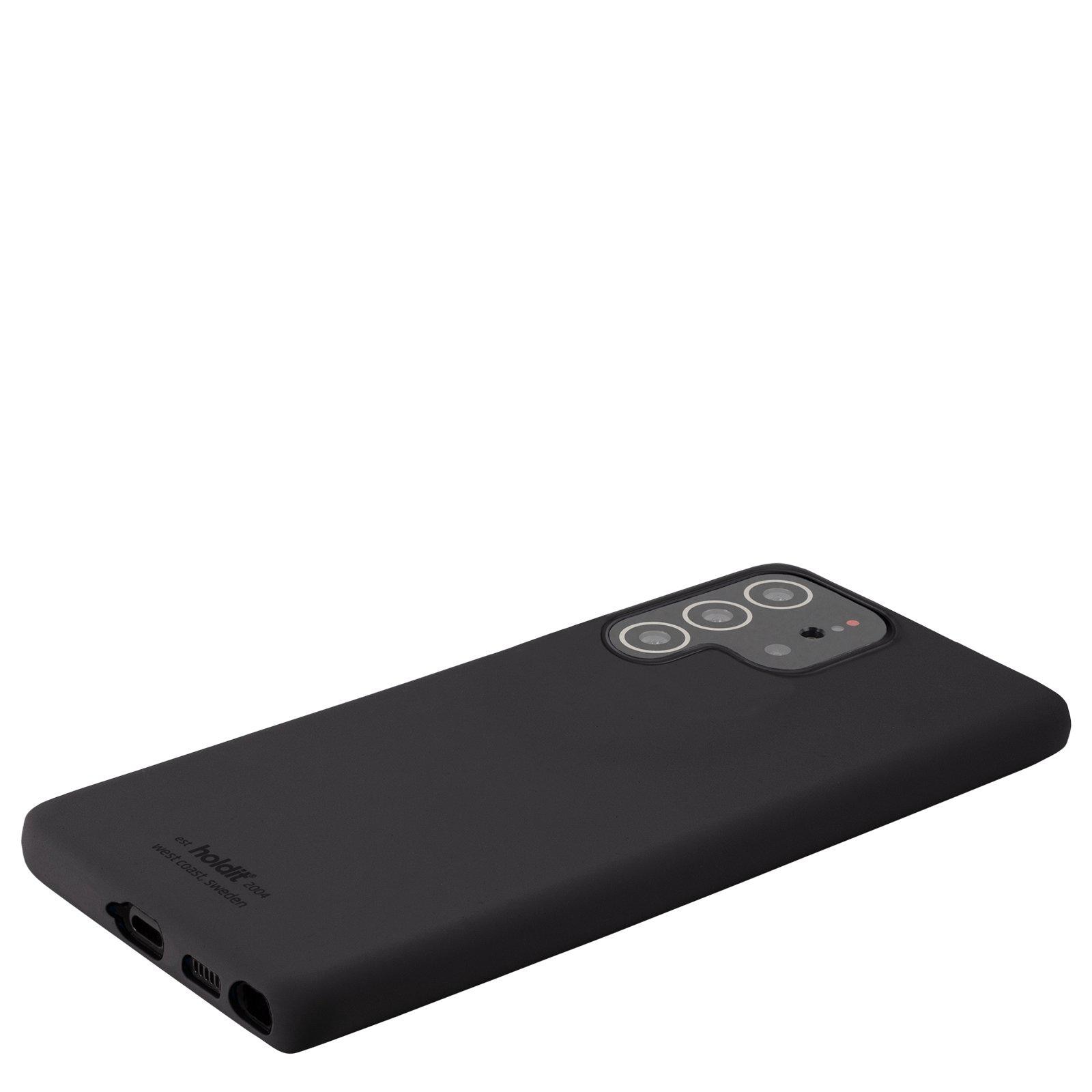Silikonhülle Samsung Galaxy S22 Ultra Schwarz