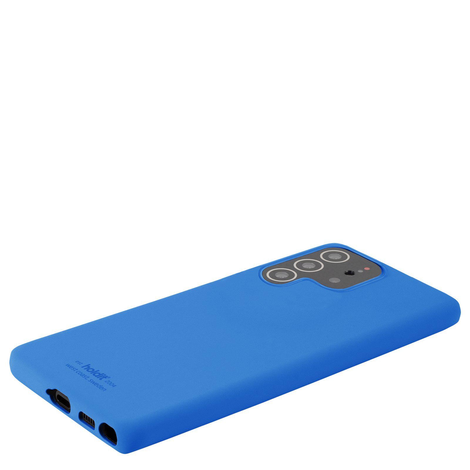 Silikonhülle Samsung Galaxy S22 Ultra Blau