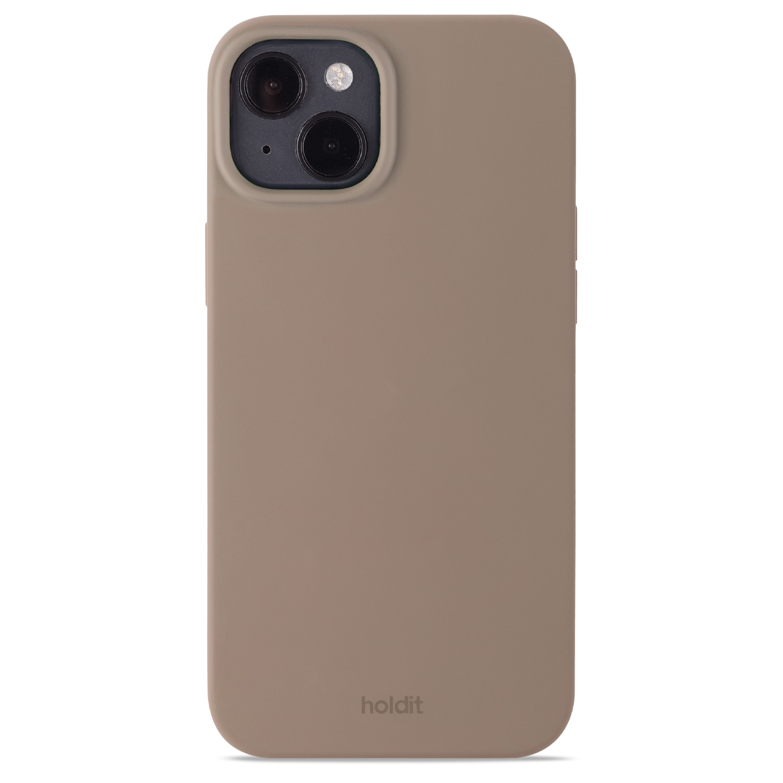 Silikonhülle iPhone 14 Plus Braun