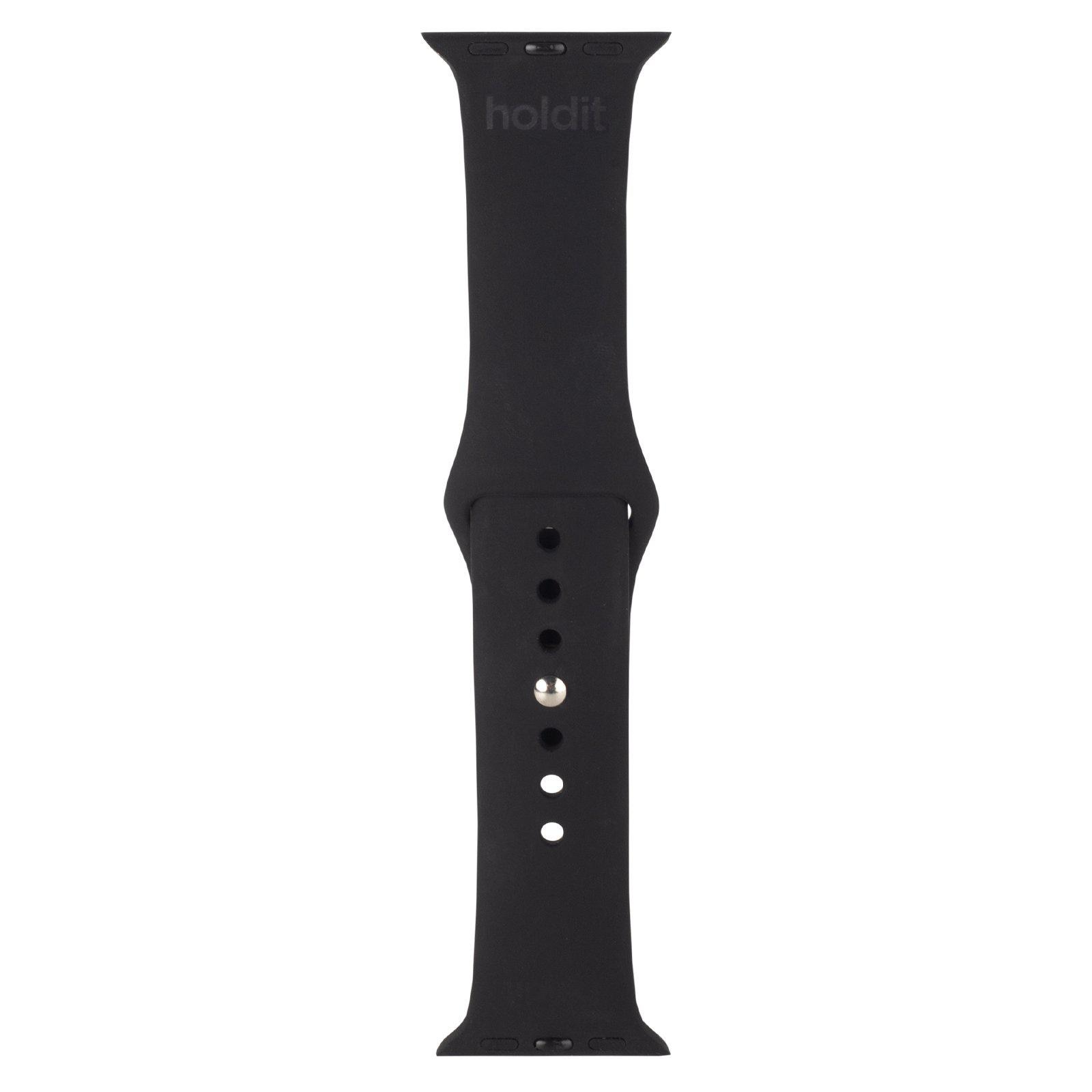Apple Watch 38mm Armband aus Silikon Black
