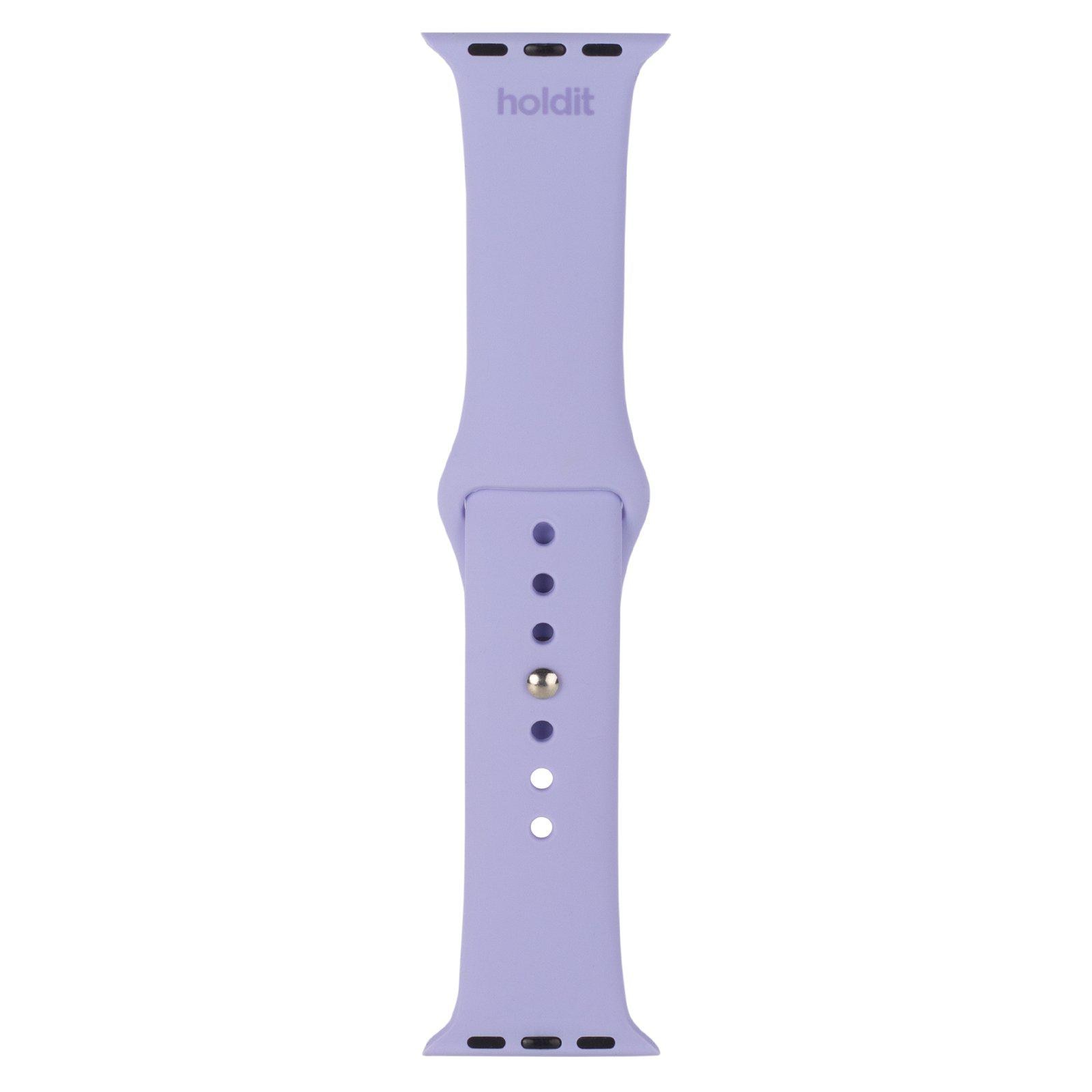 Apple Watch SE 40mm Armband aus Silikon Lavender
