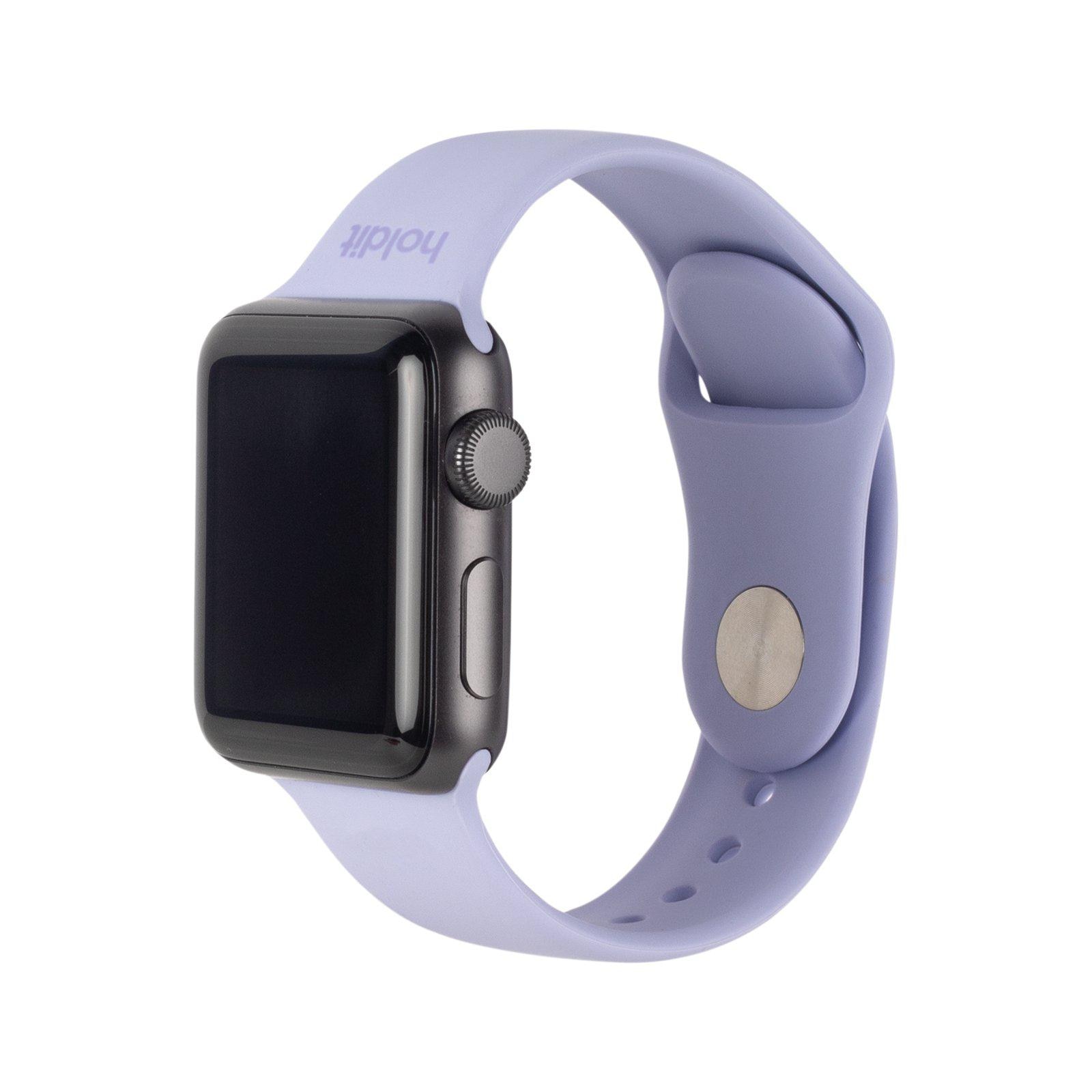 Apple Watch SE 44mm Armband aus Silikon Lavender
