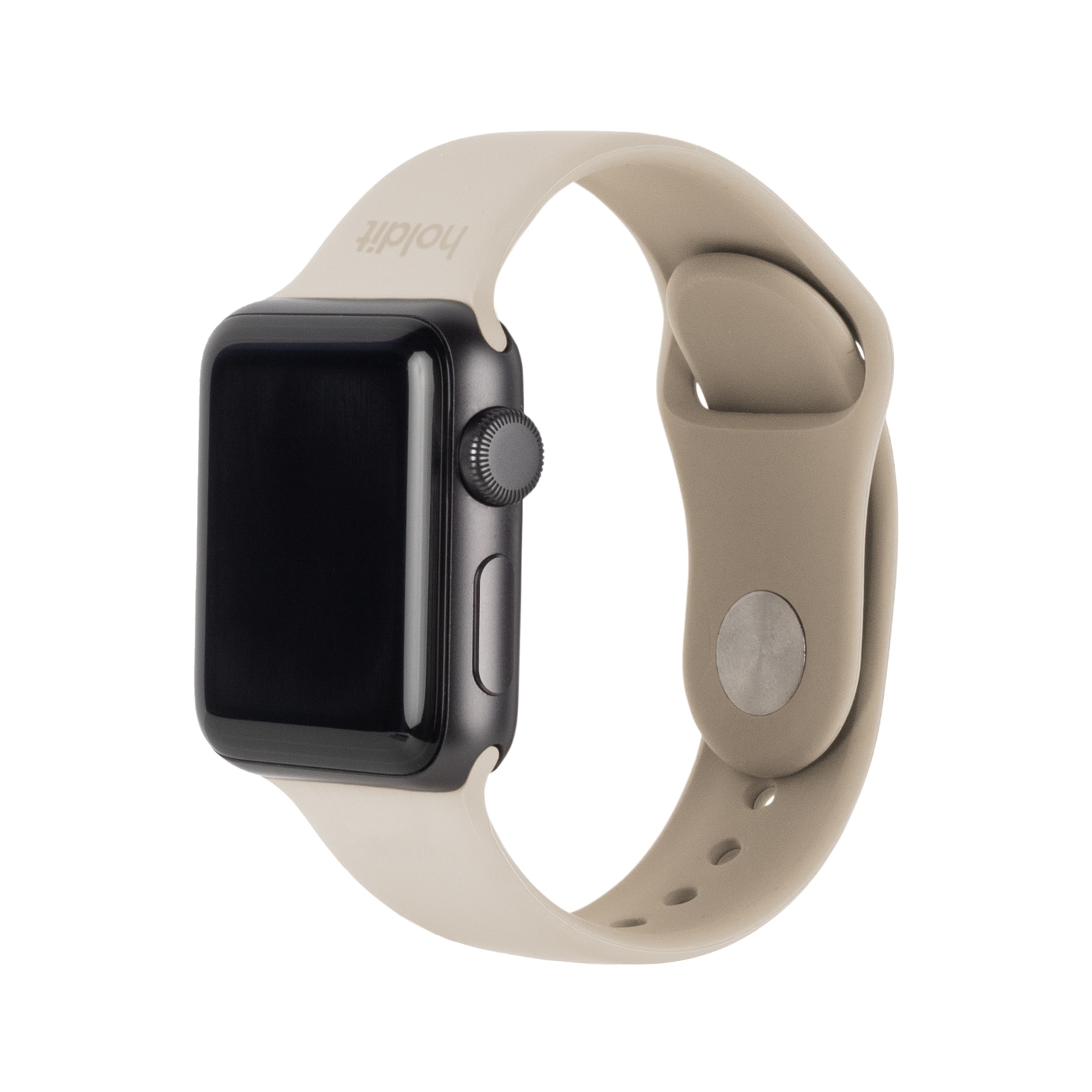 Apple Watch SE 40mm Armband aus Silikon Light Beige