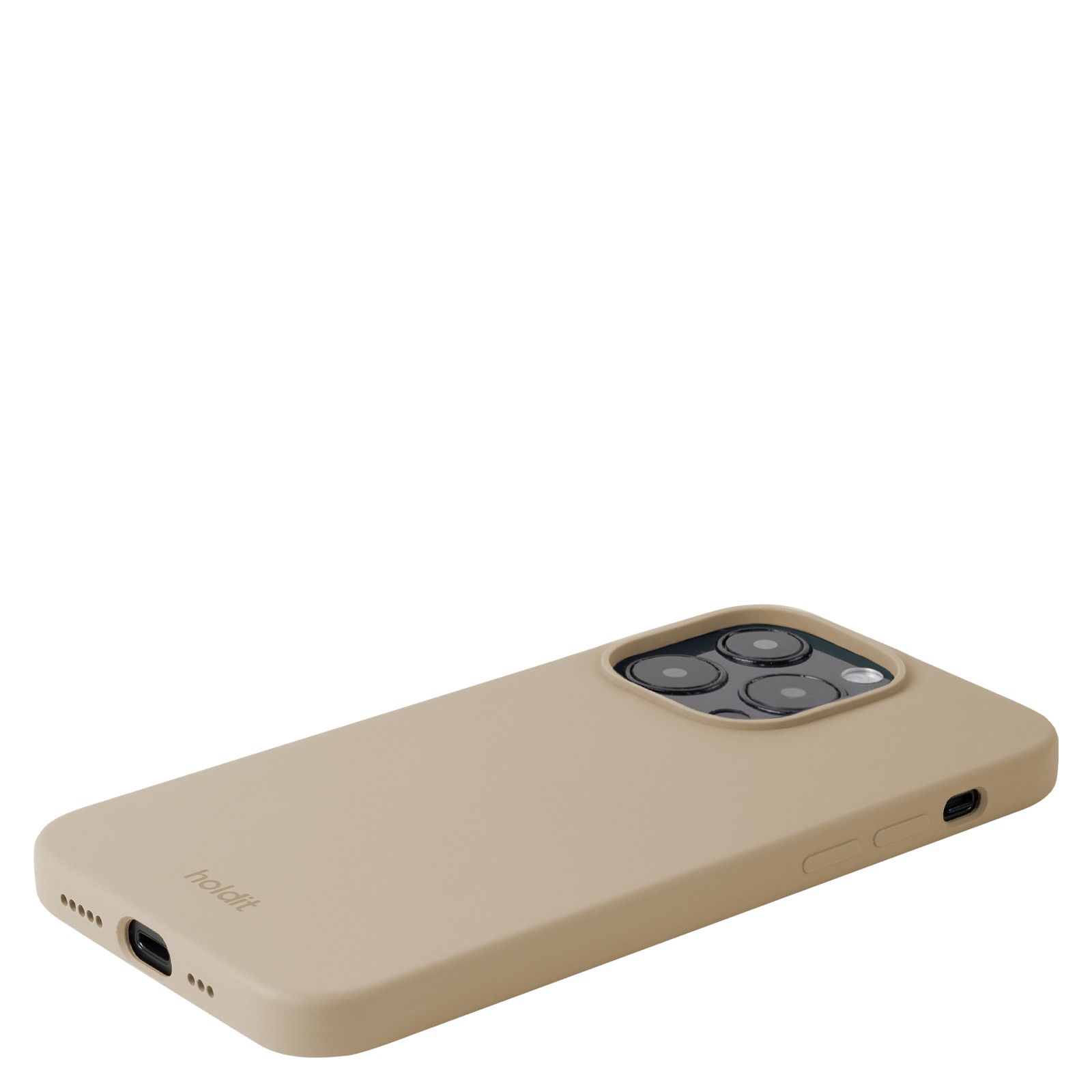 Silikonhülle iPhone 14 Pro Latte Beige