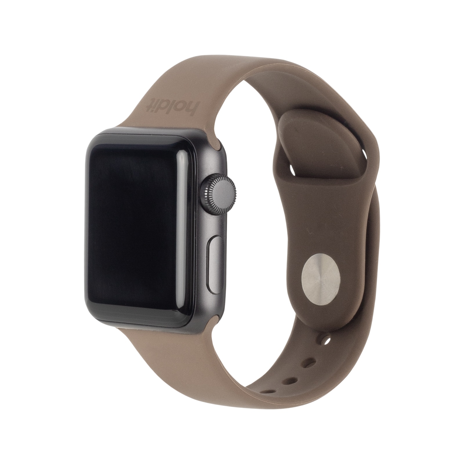 Apple Watch 38mm Armband aus Silikon Mocha Brown