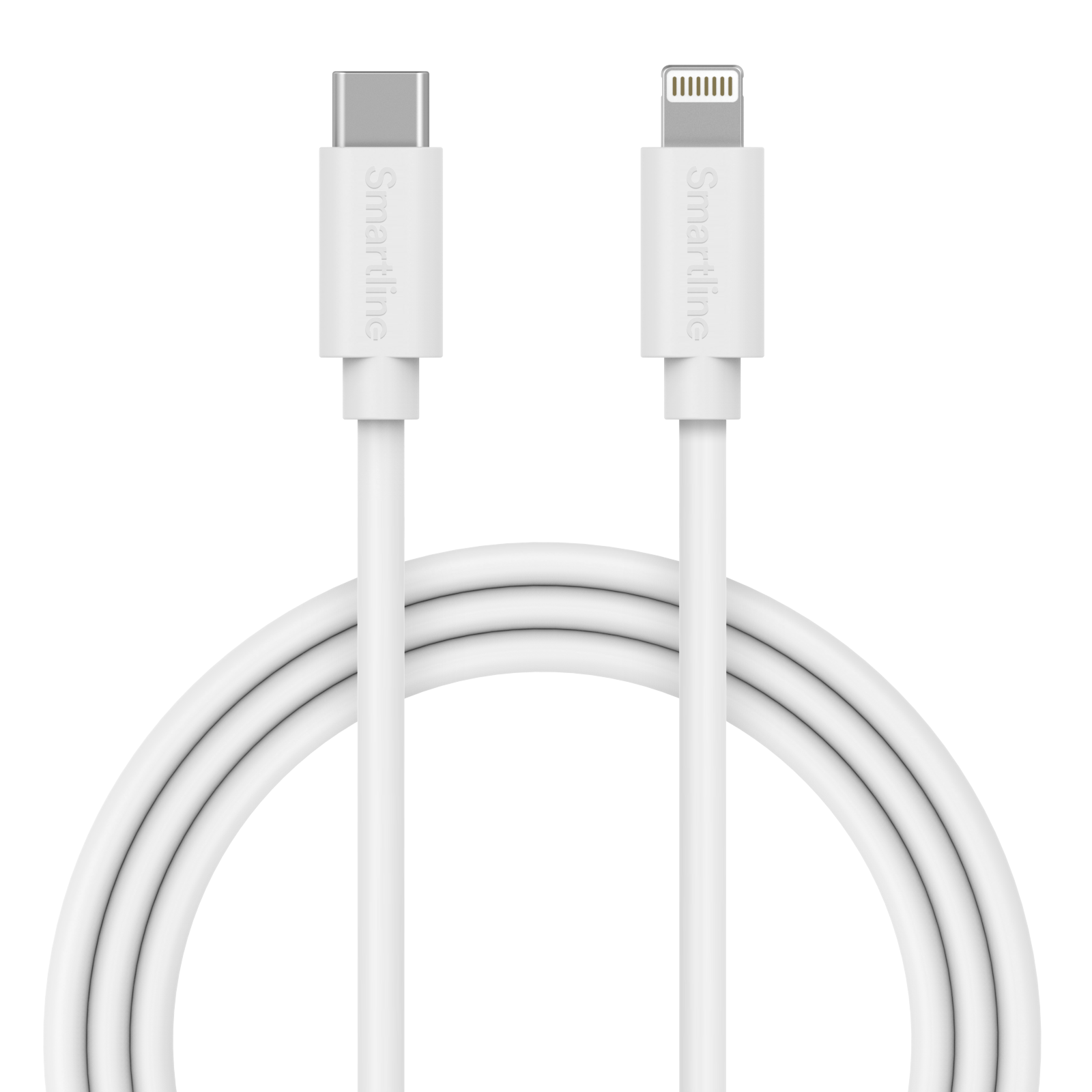 USB-kabel USB-C -> Lightning 3m Lightning weiß