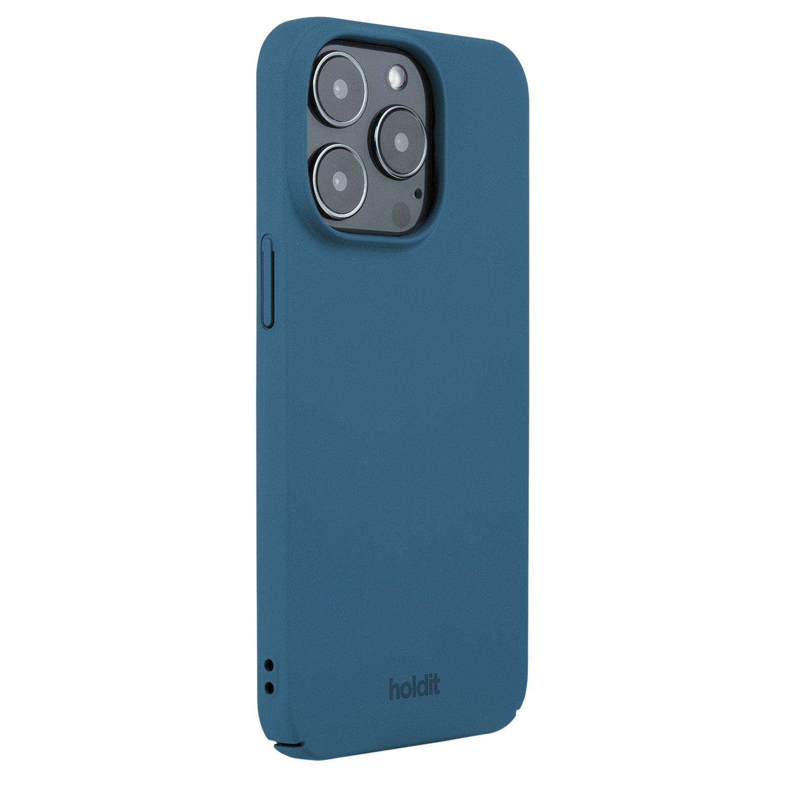 Hülle Slim iPhone 15 Pro Denim Blue