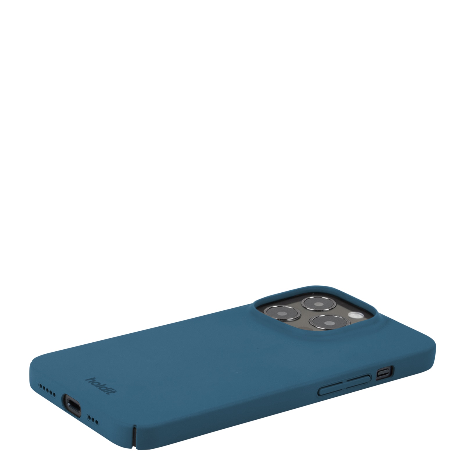 Hülle Slim iPhone 15 Pro Denim Blue