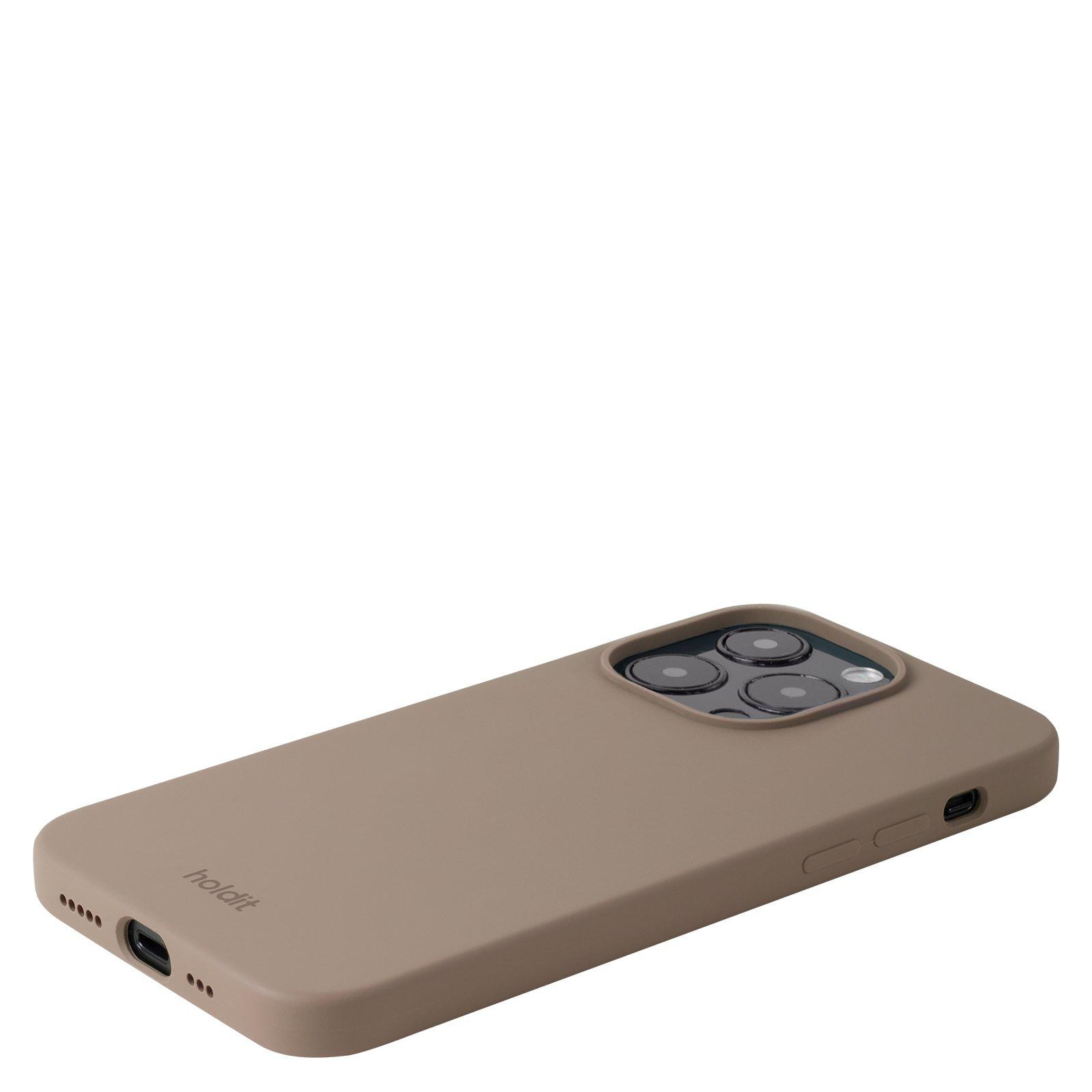 Silikonhülle iPhone 15 Pro Mocha Brown