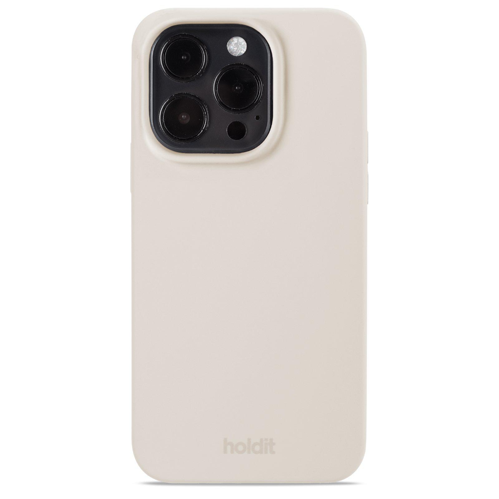 Silikonhülle iPhone 15 Pro Light Beige